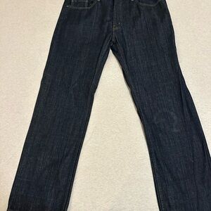Levi's Dark Blue Straight Jeans